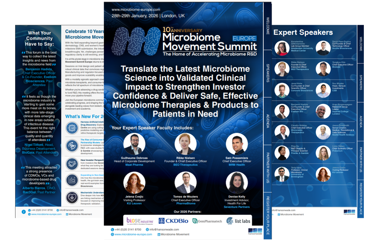 10th Microbiome Movement Summit Europe