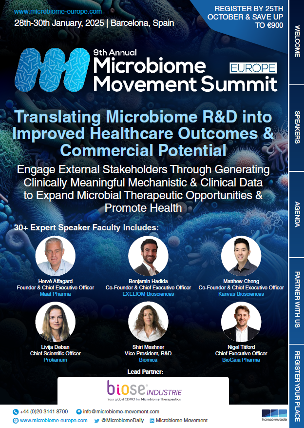 Microbiome Pipeline Movement, Europe